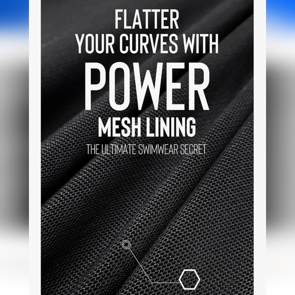 Cupshe Scalloped V-neck One Piece Swimsuit- navy - Picture 5 of 13